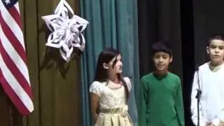 4th Grade Angels O'er the Field  Were Singing