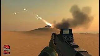 Battlefield 2 Multiplayer Mods | Intense Desert Storm Combat Gameplay