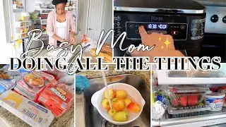 PRODUCTIVE WORKING MOM/ GROCERY HAUL & FOOD PREP/ DOING ALL THE THINGS / CLEAN WITH ME 2021