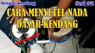 Cara Menyetel Nada Dasar Kendang Tak Dut | Belajar Kendang Dangdut Seri #2 by DK Kendang