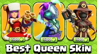 Which is Best Archer Queen Skin To Purchase With Gems in Clash of Clans - Top Queen Skins with Gems