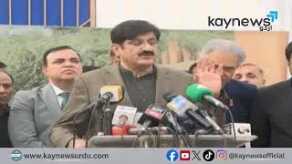 Chief Minister Sindh inaugurates Anti-Polio Campaign, addresses media | Kay News Urdu