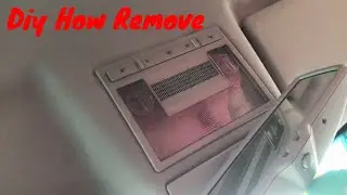 Seat Leon & Altea How Remove and Change Interior Roof Center Light (Kaip isimti apsvietimo konsole)