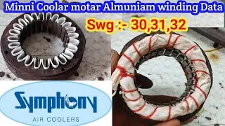Symphony Minni Coolar Winding Data ! Mini Cooler Motor वाइंडिंग कैसे करें