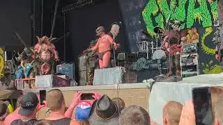 GWAR - Cuts off Joe Bidens Head (Skit) Rockfest 2023 - Cadott, WI