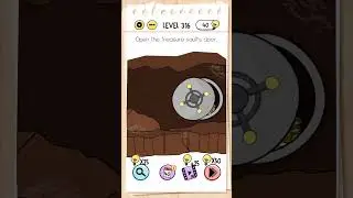 open the treasure vault's door | Brain 🧠 out 1 | Level 316 #brainout #subscribe #shorts #viral