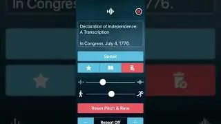 The Declaration of Independence read description