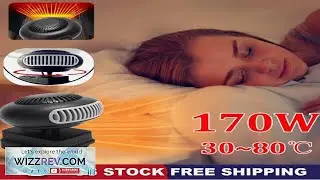 Small Space Heater 170W 2 Gears 18V Battery Operated Electric Fan Heater