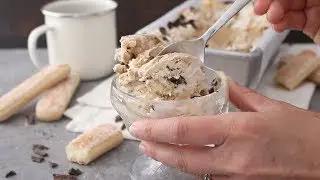 No-Churn Tiramisu Ice Cream