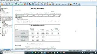 One way Repeated Measures ANOVA Using SPSS in Urdu
