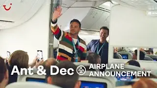 On board a flight to Florida with Happiness Ambassadors, Ant & Dec | TUI