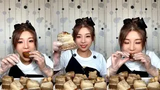 🤤🍴Cured meat with single-head garlic is not greasy🔥🥓‼️#eating #asmr #mukbang 