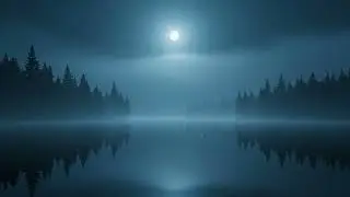 Deep Relaxation Music 🌌 Calm Lake at Night (3 Hours)