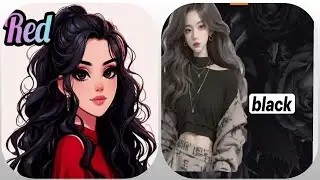 Choose your favourite colour red vs black ।। dress 👗, heels 👠, earrings 🦻, purse 👛