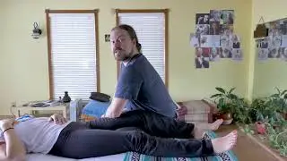 Table Thai Massage Quadriceps Technique Easy Leg Massage