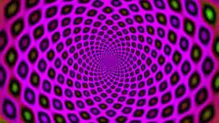 Surreal spiral wave art brimming with psychedelic energy