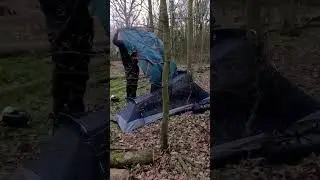 QUICK PACKING IN THE RAIN #rain #camping #packing #bikepacking #nature