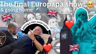 GETTING ANOTHER JOOST KLEIN TATTOO 🖊️ || EUROPAPA TOUR DIARY LONDON