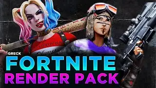 FORTNITE RENDER PACK GRATIS | PACK de RENDERS de FORTNITE | FREE FORTNITE PACK BLENDER , PHOTOSHOP
