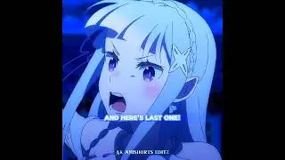 「Emilia Cooked Regulus🔥☠️‼️」Emilia Edit | Re:zero #anime #shorts