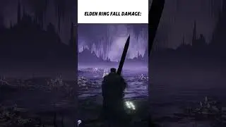 elden ring vs dark souls fall damage comparison 😂