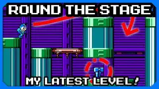 Uploading My NEW Mega Man Maker 1.7 Level &bull; Round The Stage