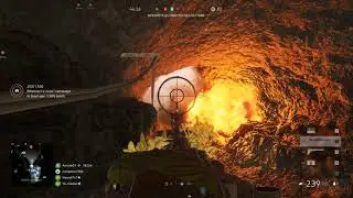 Btf V - Camping killing streak on Iwo Jima caves - Mg42 in action