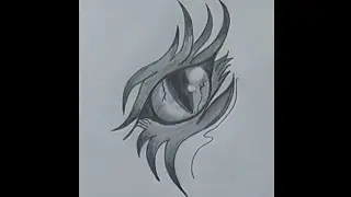 Dragon Eye Drawing | Fantasy Pencil Sketch