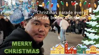 Day before Christmas, while walking around the city, I watched a beautiful Christmas parade. Hamburg