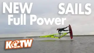 Full power Freestyle windsurfing with the new Sails