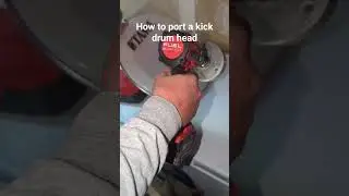 The Best Way To Port A Kick Drum Head
