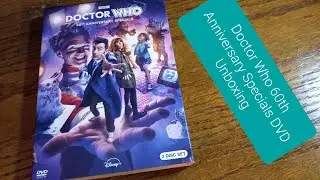 Распаковка DVD с выпуском «Доктора Кто» к 60-летию