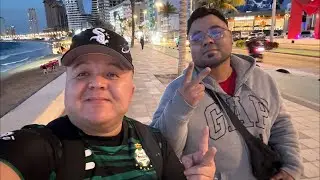 Así se encuentra el malecón de Mazatlán esta semana de enero en vivo con el Osito🧸 De Maza