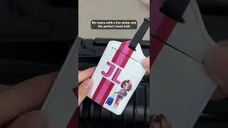 Travel smart and stylish with this luggage tag! #gifts #giftideas #luggagetag #travel #travellover