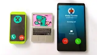 Mini macbook/Plastic samsung phone/Xiaomi Redmi pad SE incomingcalls