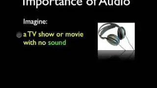introduction to audio formats and issues