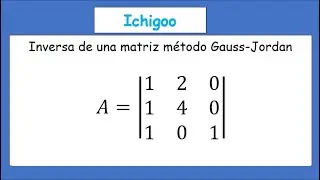 Inversa de una matriz 3x3