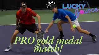 Gold medal pro men’s doubles match ￼