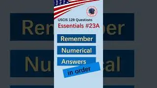 【English】USCIS Essentials#23A: It's easy to remember a group of similar answers. USCIS, civics
