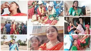 বৃহস্পতিবার লক্ষী পূজো+গনেশ পূজো+বাবার বাড়ি +বিয়ে বাড়ি ✅  banglavlog 