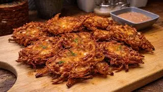 Crispy Onion Pakora Recipe - Restaurant Style & Perfectly Golden | Urdu Voice + English Subs