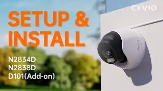 How to Set Up and Install CYVIO N2834D / N2838D / D101 | Step-by-Step Guide #homesecurity #poe #home