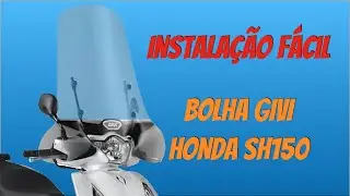 Instalação Bolha Givi - Honda SH150i