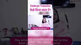 ✅Embryo Transfer Procedure #shorts #embryotransfer