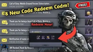 8 New Code Redeem Codm Global and Garena Version! Code Redeem 2026 | FREE CP | FREE CHARACTER CRATE