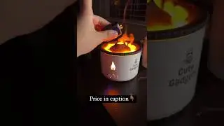 Flame Aroma Diffuser - Portable Essential Oil Humidifier #aromatherapy