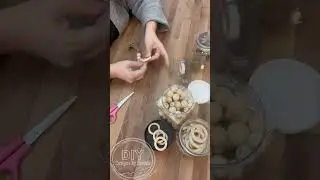 DIY wood beads with a twist #diycrafts #dollartree #craftideas #tutorial