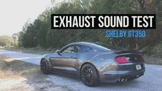OEM Exhaust w/ Resonator Delete on Ford Shelby GT350