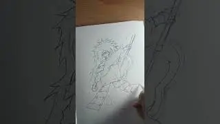 drawing madara uchiha speed drawing #drawing #animeeart #anime #art #naruto #sketch #shorts