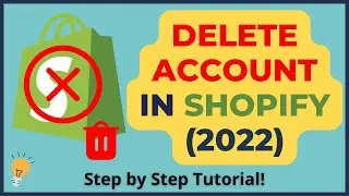How to delete Shopify account